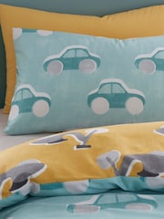 Bedlam Blue Cool Cars 100% Cotton Duvet Cover Set - Image 3 of 4