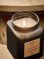 Black Bronx Cedarwood and Vetiver Single Wick Fragranced Candle - Image 3 of 4