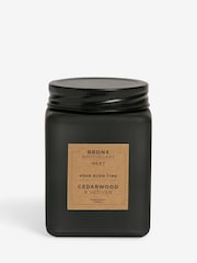 Black Bronx Cedarwood and Vetiver Single Wick Fragranced Candle - Image 4 of 4