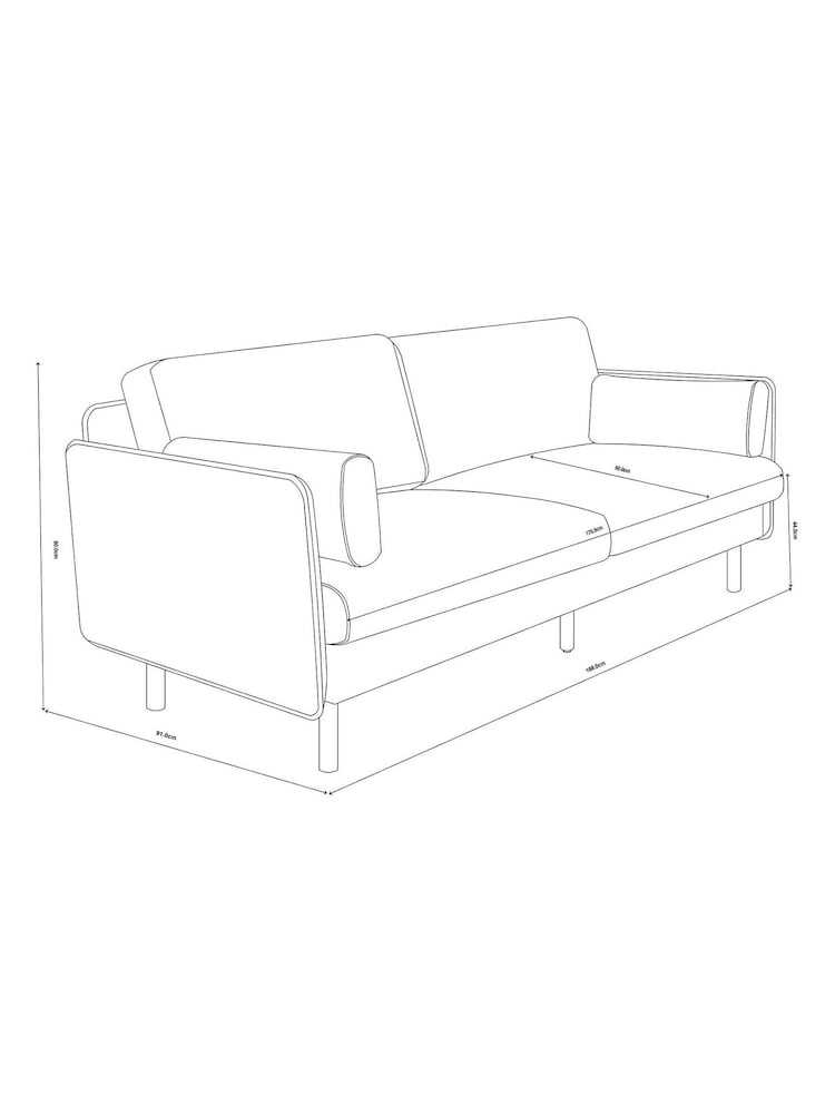MADE.COM Grey Brayla Sofa in a Box - Image 8 of 8