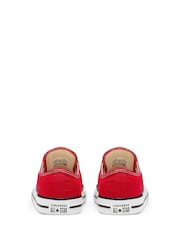 Converse Red Chuck Taylor All Star Infant Low Trainers - Image 4 of 6