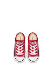 Converse Red Chuck Taylor All Star Infant Low Trainers - Image 5 of 6