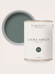 Laura Ashley Fern Green Matt Emulsion 5LT Paint - Image 1 of 4