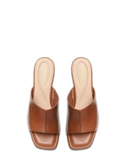 Clarks Brown Leather Siara 65 Band Sandals - Image 6 of 7