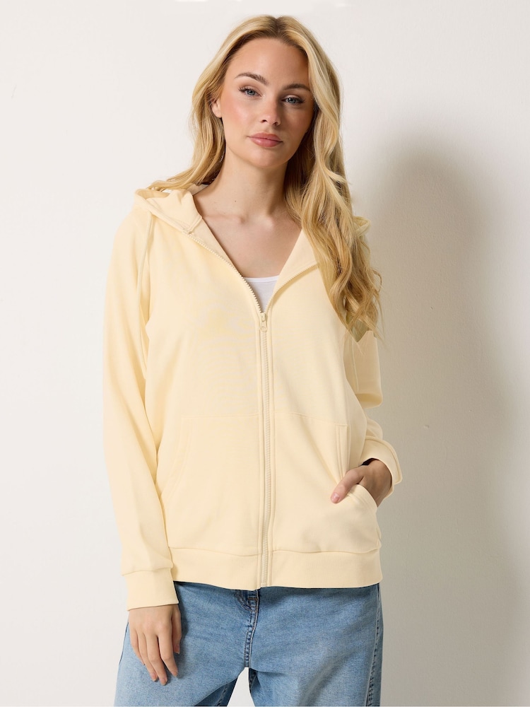 M&Co Yellow Zip Essential Hoodie - Image 1 of 5