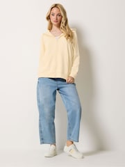 M&Co Yellow Zip Essential Hoodie - Image 2 of 5