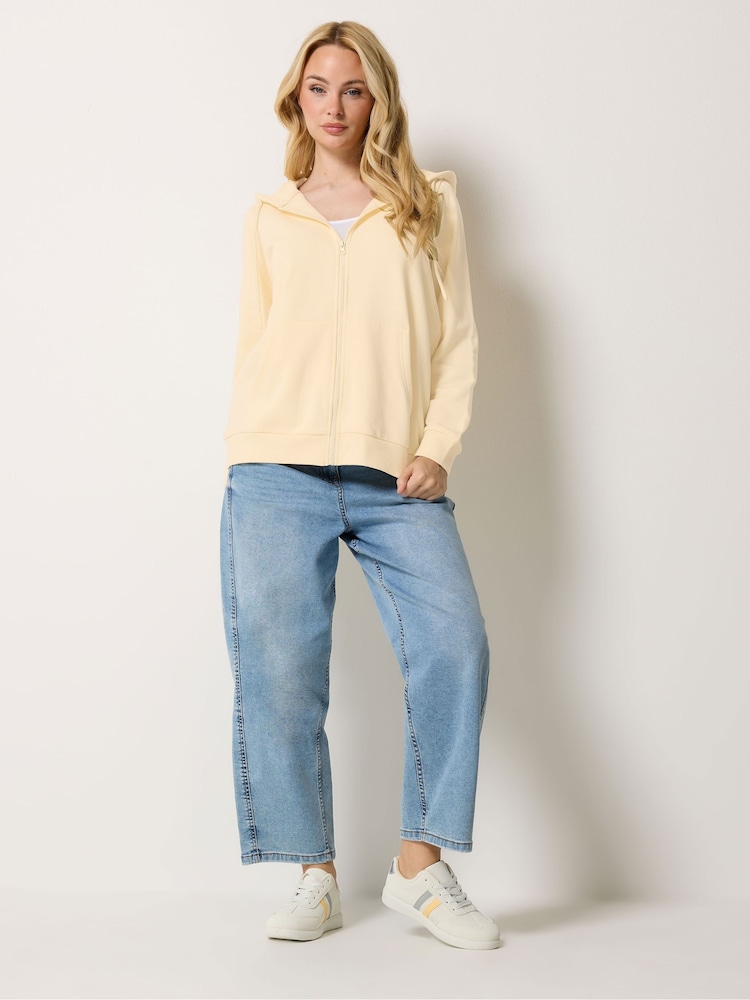 M&Co Yellow Zip Essential Hoodie - Image 2 of 5