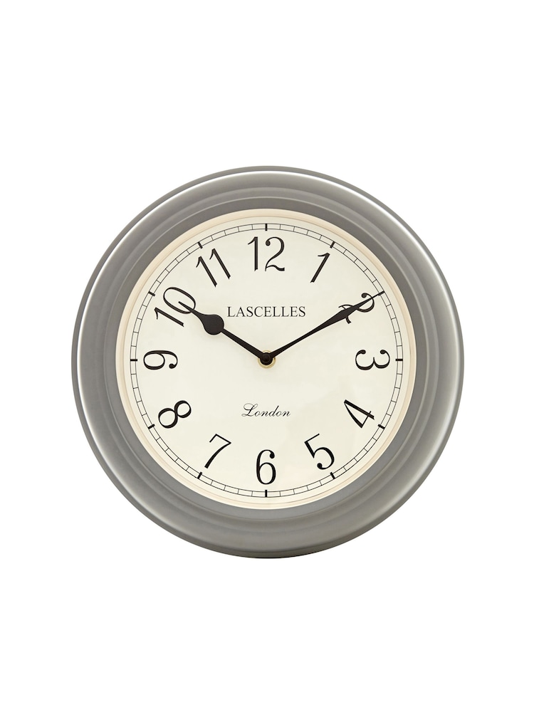 Brookpace Lascelles Grey Classic Wall Clock With Arabic Numbers i 32cm - Image 2 of 2