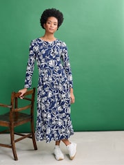 Seasalt Cornwall Blue Seasalt Cornwall Blue Cladonia Dress - Image 1 of 9