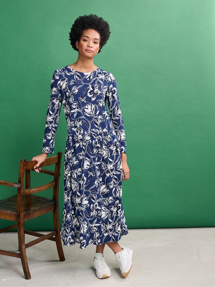 Seasalt Cornwall Blue Seasalt Cornwall Blue Cladonia Dress - Image 1 of 9