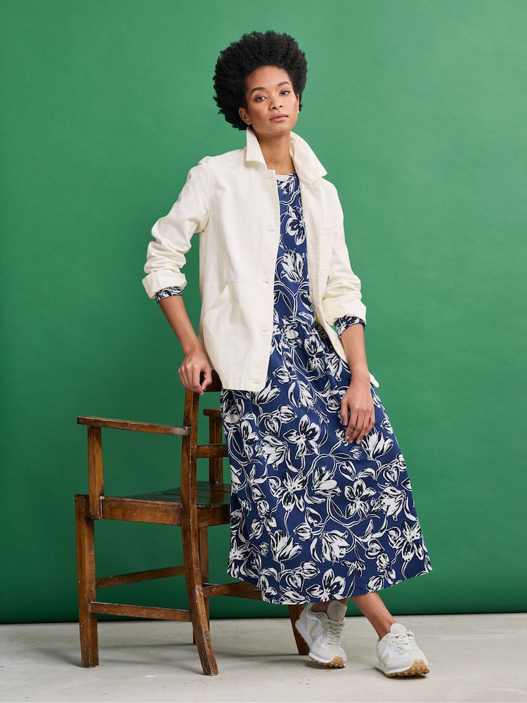 Seasalt Cornwall Blue Seasalt Cornwall Blue Cladonia Dress - Image 2 of 9