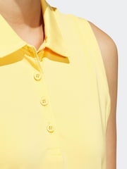 adidas Golf Ultimate365 Solid Sleeveless Polo Shirt - Image 5 of 7