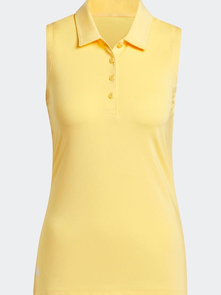 adidas Golf Ultimate365 Solid Sleeveless Polo Shirt - Image 7 of 7