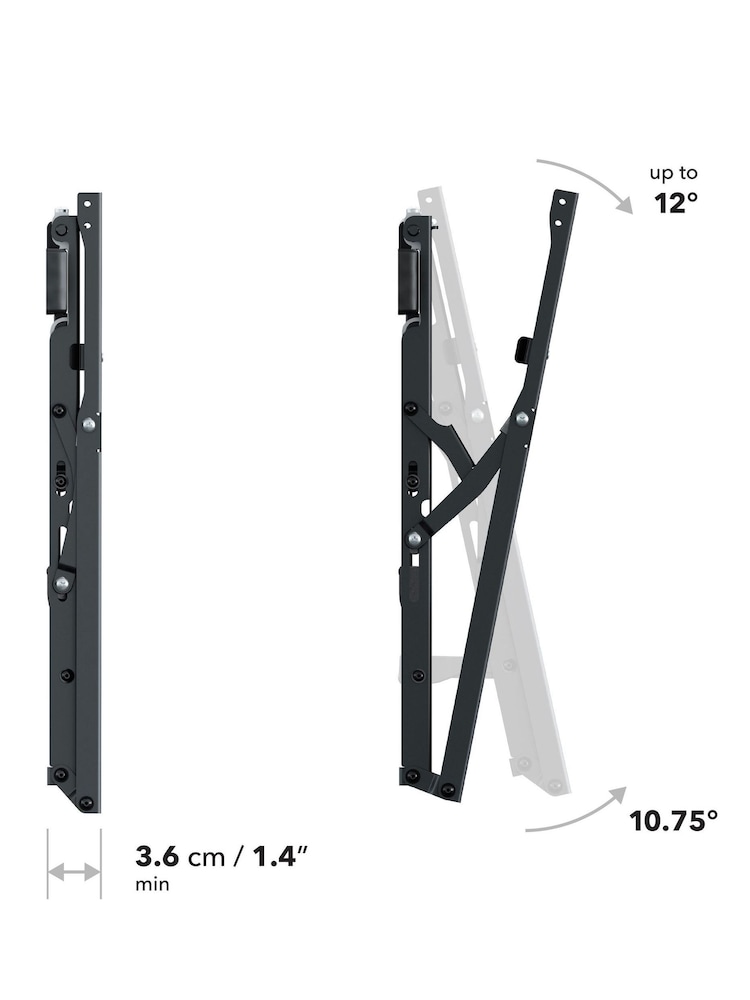 AVF Advanced Tilt 40cm Wide TV Wall Mount - Larawan 2 ng 7