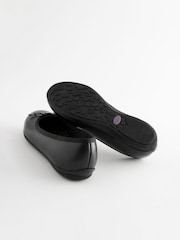 Noir mat - Ballerines School en cuir - Image 6 de 10