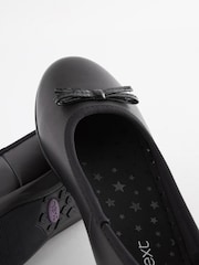 Noir mat - Ballerines School en cuir - Image 7 de 10