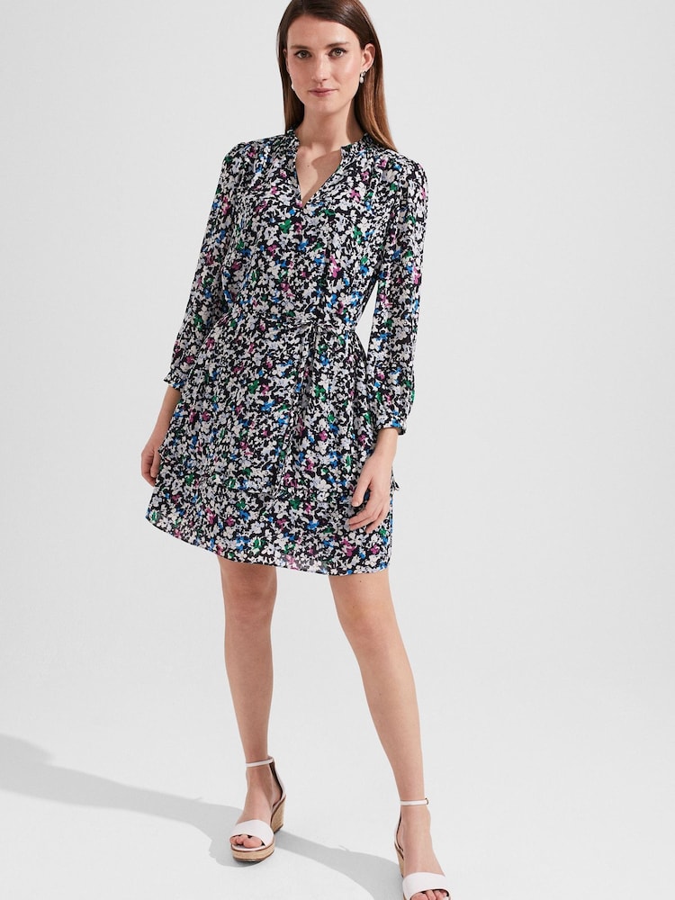 Hobbs Selina Blue Dress - Image 1 of 4 Hobbs Selina Blue Dress - Image 1 of 4