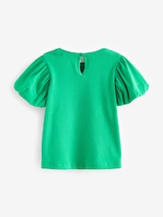 Green Puff Short Sleeve 100% Cotton T-Shirt (3mths-7yrs) - Image 6 of 7
