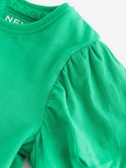 Green Puff Short Sleeve 100% Cotton T-Shirt (3mths-7yrs) - Image 7 of 7