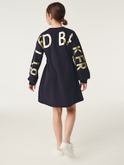 Baker by Ted Baker Branded Back Sweat Dress - Image 3 of 11