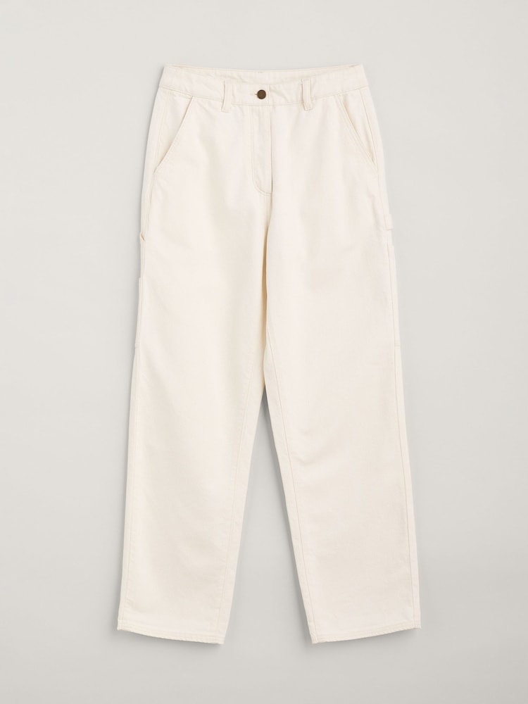 Seasalt Cornwall White Cliff Picnic Denim Jeans - Image 11 of 12