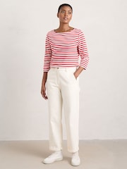 Seasalt Cornwall White Cliff Picnic Denim Jeans - Image 3 of 12