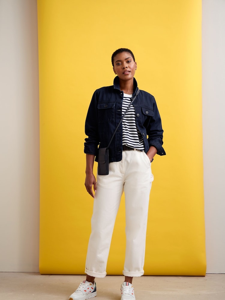 Seasalt Cornwall White Cliff Picnic Denim Jeans - Image 4 of 12