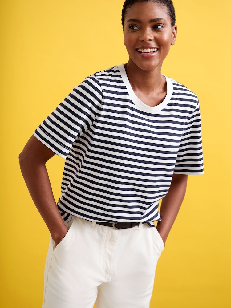 Seasalt Cornwall White Cliff Picnic Denim Jeans - Image 6 of 12
