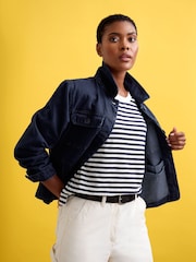 Seasalt Cornwall White Cliff Picnic Denim Jeans - Image 7 of 12
