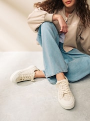 Neutral Forever Comfort Chunky Lace Up Trainers - Image 1 of 6
