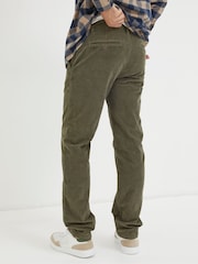 FatFace Green Straight Cord Trousers - Image 2 of 4