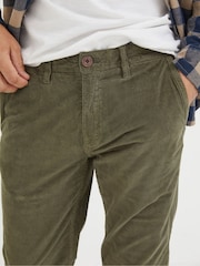 FatFace Green Straight Cord Trousers - Image 4 of 4