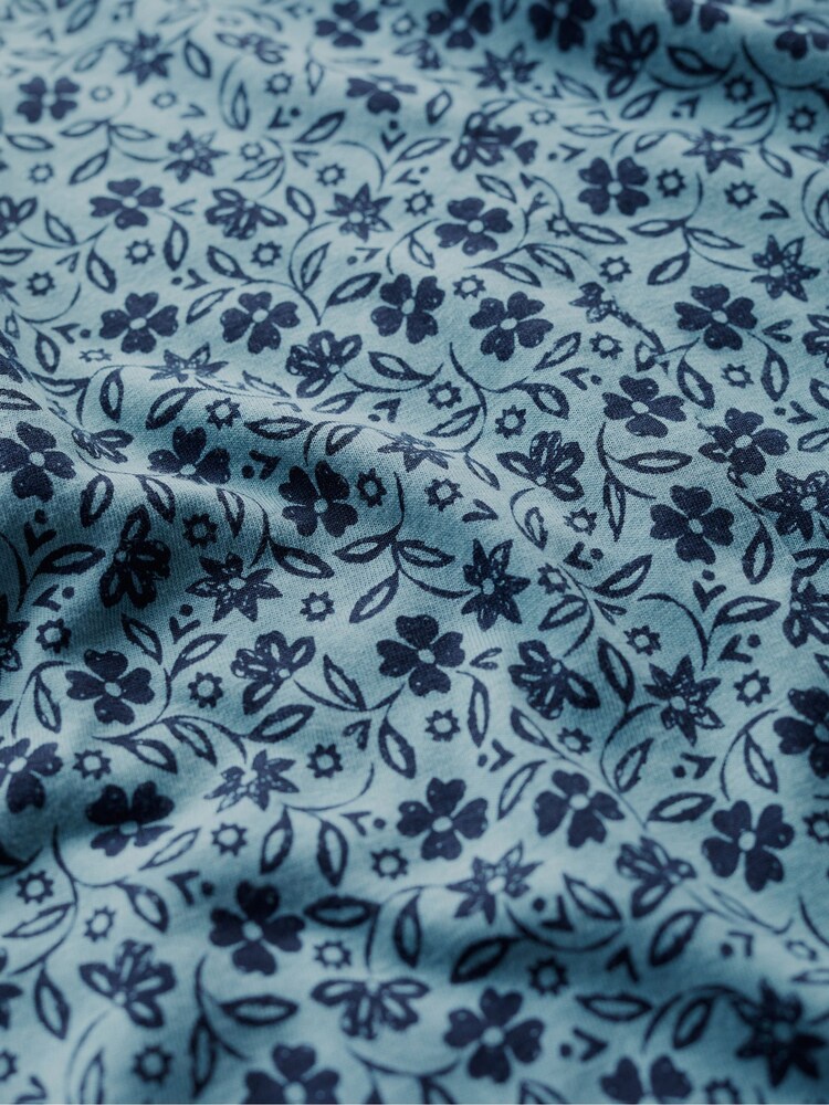 Seasalt Cornwall Blue Ava Jersey V-Neck Dress - Image 5 of 5