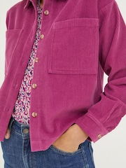 FatFace Pink Combe Relaxed Cord Shirt - Image 4 of 5