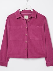 FatFace Pink Combe Relaxed Cord Shirt - Image 5 of 5