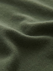 Green Knitted Regular Fit Zip Polo Shirt - Image 6 of 7