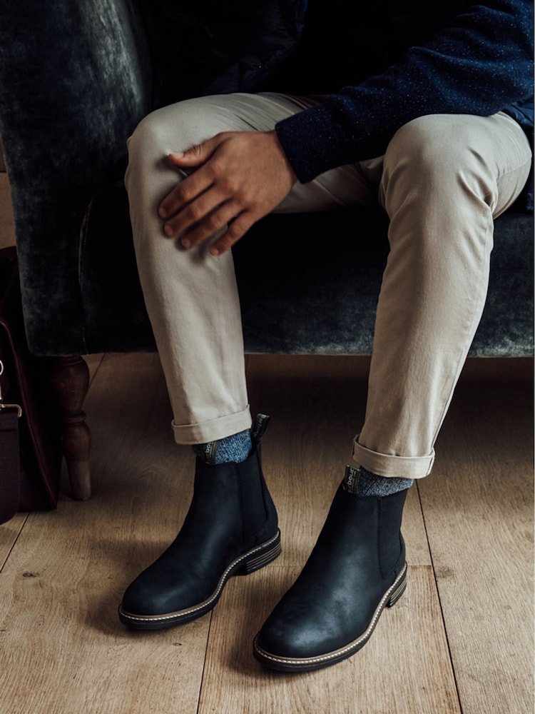 Barbour® Black Farsley Chelsea Boots - Image 1 of 1