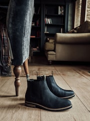 Barbour® Black Farsley Chelsea Boots - Image 2 of 12