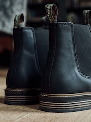Barbour® Black Farsley Chelsea Boots - Image 5 of 12