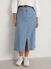Seasalt Cornwall Blue Bowline Skirt - Image 1 of 5