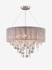 Grey Palazzo 3 Light Chandelier Ceiling Light - Image 4 of 5