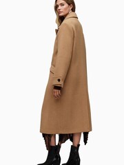 AllSaints Brown Mabel Coat - Image 2 of 6