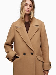 AllSaints Brown Mabel Coat - Image 4 of 6
