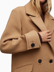 AllSaints Brown Mabel Coat - Image 5 of 6