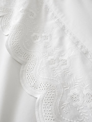 Ensemble housse de couette et taie d'oreiller en dentelle de coton Bianca Elise - Image 5 sur 5