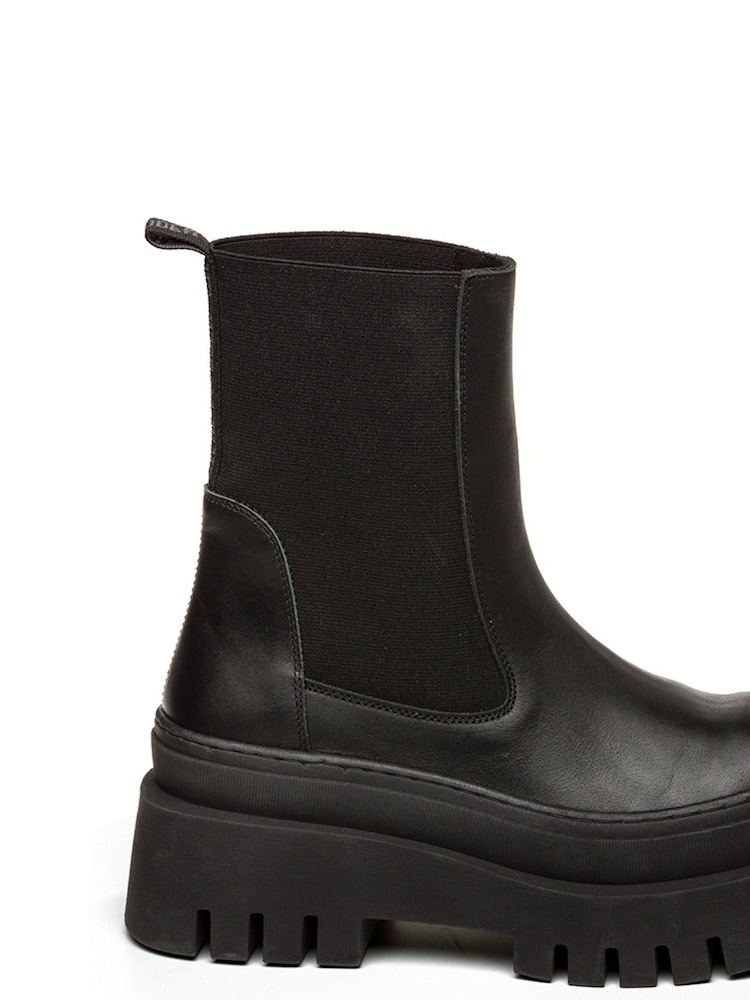 črna - Steve Madden Cassandra copatki za dojenčke Leather - Slika 1 iz 5