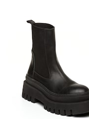 črna - Steve Madden Cassandra copatki za dojenčke Leather - Slika 2 iz 5