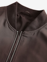 Brown Shower Resistant Bomber Jacket - Image 7 of 9