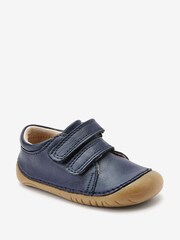 Navy Wide Fit (G) Crawler Shoes - Image 2 of 5