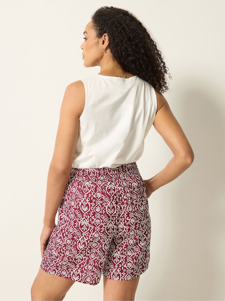 M&Co Red Printed Short - Image 2 of 5